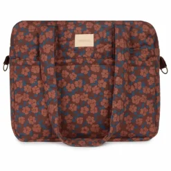 Discount Sac à langer imperméable Hyde Park Maroon Poppies | Sacs À Langer|Puériculture