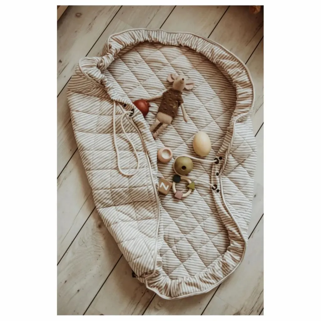 Sac / Tapis d'éveil Noomad - Rayures | Tapis D'Éveil Et Arches|Cadeau De Naissance
