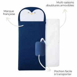 Best Sac de couchage multi-saison Pingouin | Enfant Linge De Lit Enfant