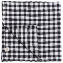 Sale Serviette de table en lin lavé vichy | Linge De Table|Art De La Table