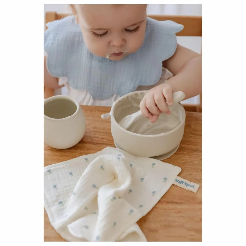 Clearance Serviettes Cottage en coton bio - Set de 7 | Langes|Bavoirs, Langes