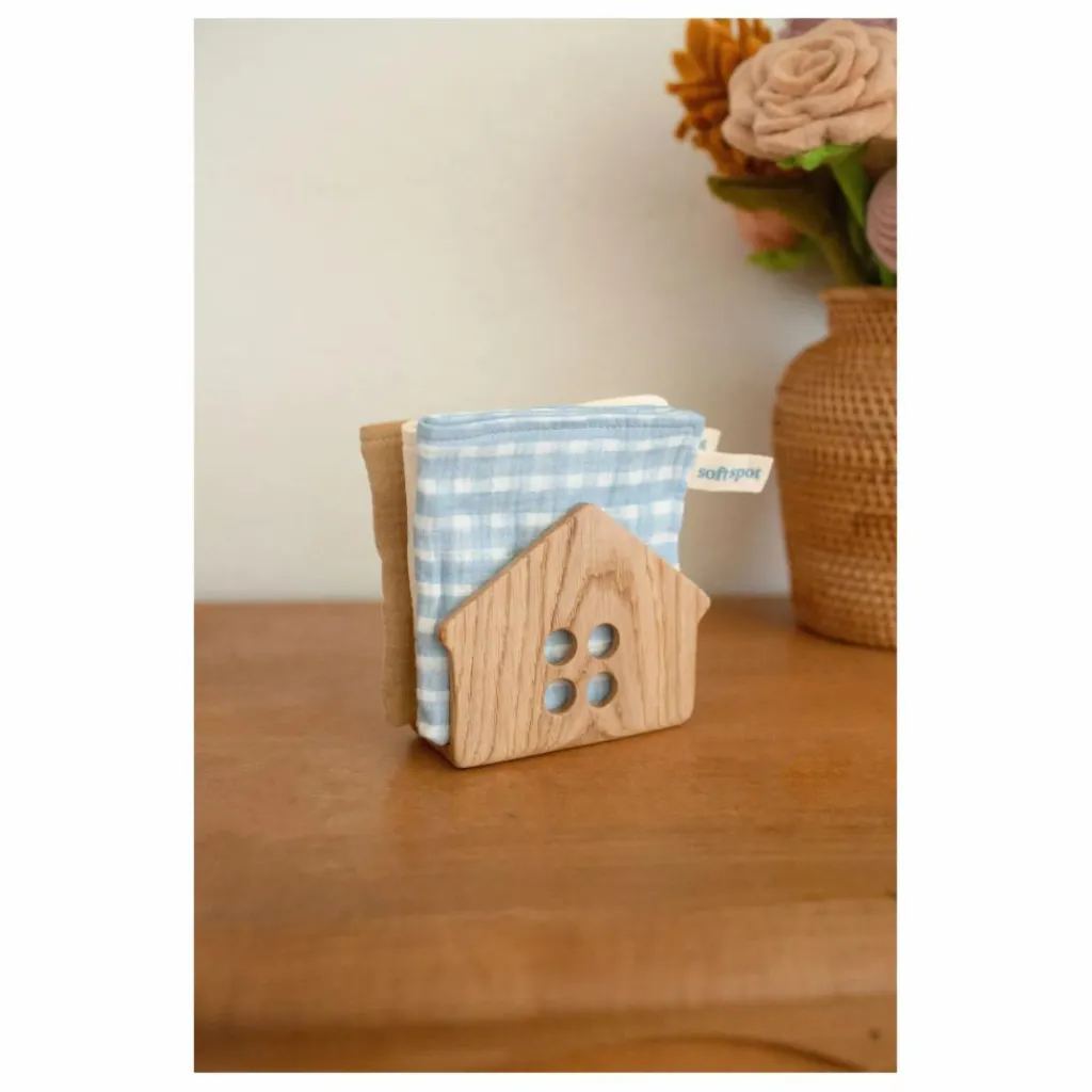 Clearance Serviettes Cottage en coton bio - Set de 3 | Langes|Puériculture