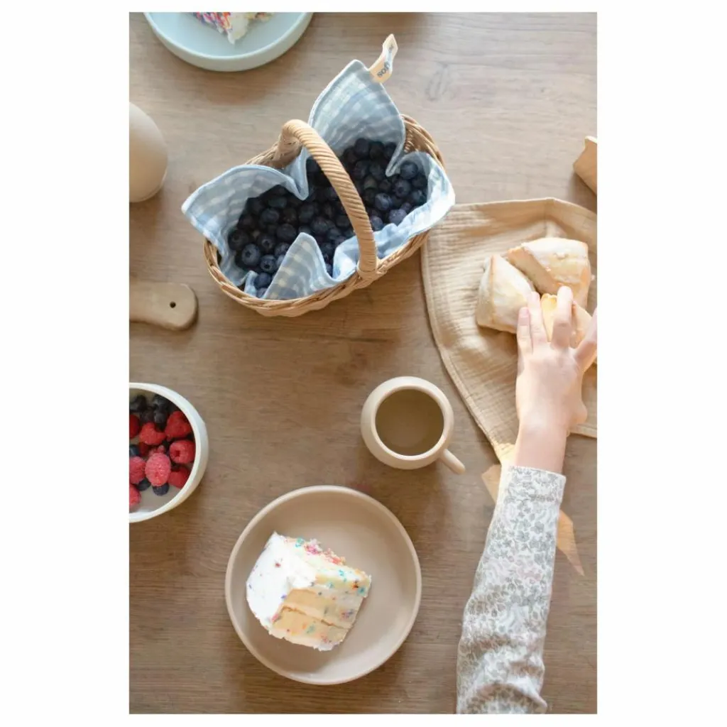 Clearance Serviettes Cottage en coton bio - Set de 3 | Langes|Puériculture