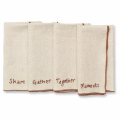 Hot Serviettes de table en coton - set de 4 | Linge De Table|Art De La Table