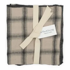 Clearance Serviettes de table Highlands en lin lavé - Set de 4 | Linge De Table|Art De La Table
