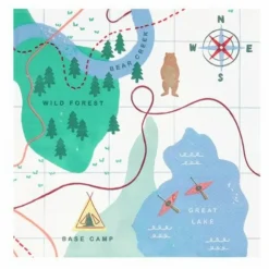 Hot Serviettes en papier Camping Adventure Enfant Décoration De Fête