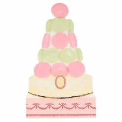 Discount Serviettes en papier Pyramide de macarons - Set de 8 Enfant Décoration De Fête