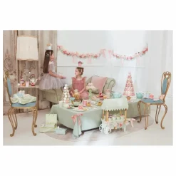 Discount Serviettes en papier Pyramide de macarons - Set de 8 Enfant Décoration De Fête