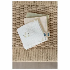 Clearance Serviettes en coton bio - Set de 3 | Langes|Puériculture