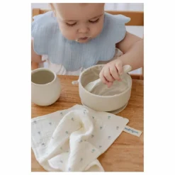 New Serviettes Periwinkle en coton bio - Set de 3 | Langes|Puériculture