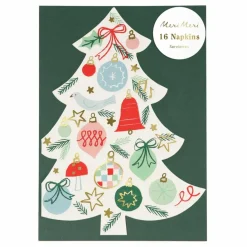 Sale Serviettes Sapin - set de 16 Enfant Décoration De Fête