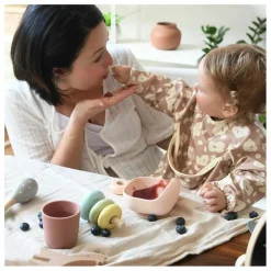 Discount Set vaisselle silicone 4 pièces | Premiers Repas|Puériculture