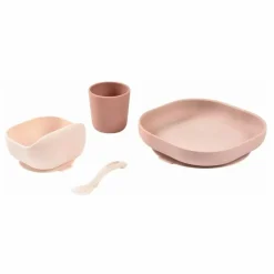 Discount Set vaisselle silicone 4 pièces | Premiers Repas|Puériculture