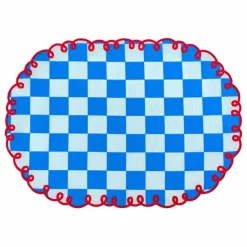 Online Sets de table vichy Dama Dama Azzurro - Lot de 2 | Linge De Table|Art De La Table