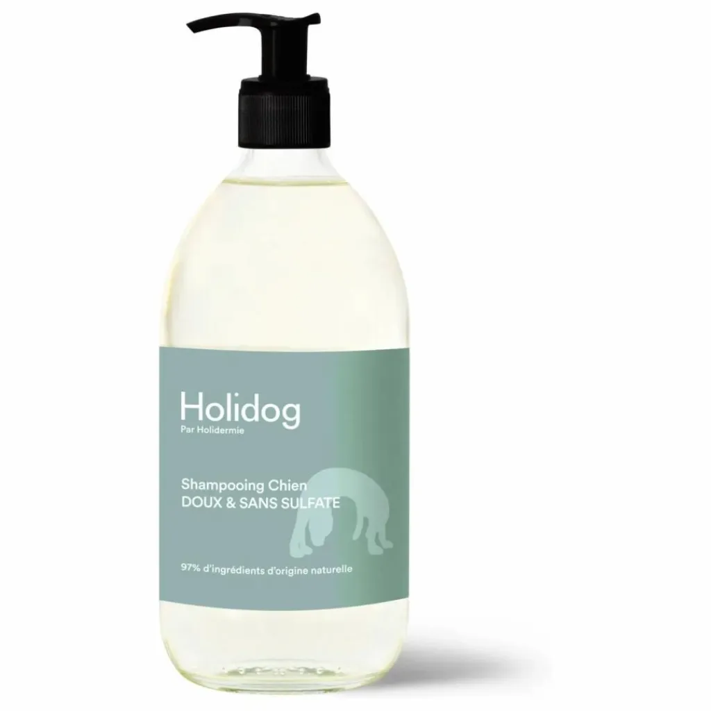 Shampoing pour chien sans sulfate Holidog - 480ml Accessoires Animaux