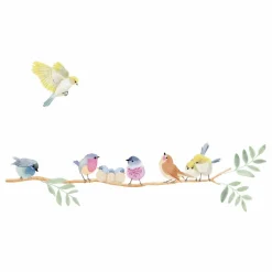 Clearance Stickers easy Oiseaux de printemps Enfant Déco Murale Enfant