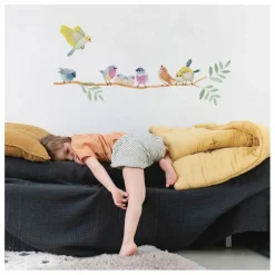 Clearance Stickers easy Oiseaux de printemps Enfant Déco Murale Enfant