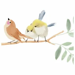 Clearance Stickers easy Oiseaux de printemps Enfant Déco Murale Enfant