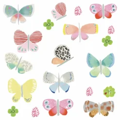 Clearance Stickers just a touch Papillons de printemps Enfant Déco Murale Enfant