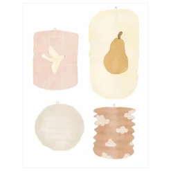 Sale Stickers Lampions | Enfant Décoration Murale|Déco Murale Enfant