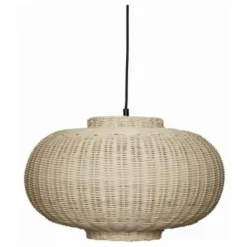 Best Suspension Elipse en rotin Luminaires