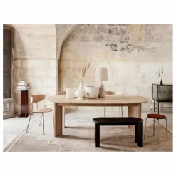 Hot Table Bevel extensible en bois FSC D117-217 cm | Tables, Bureaux