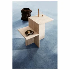 New Table d'appoint Distinct en travertin | Tables, Bureaux|Lits, Tables De Chevet