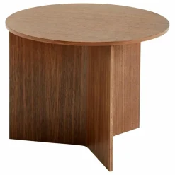 Outlet Table d'appoint Slit ronde en bois | Tables, Bureaux