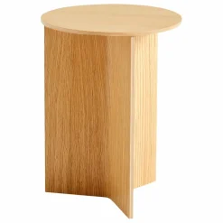 Hot Table d'appoint Slit ronde en bois | Tables, Bureaux