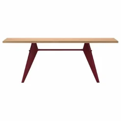 Hot Table EM - piètement Rouge Japonais - Jean Prouvé | Tables, Bureaux