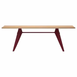 Hot Table EM - piètement Rouge Japonais - Jean Prouvé | Tables, Bureaux