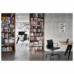 Outlet Table EM en naturel huilé 220x90 cm - piètement noir - Jean Prouvé | Tables, Bureaux