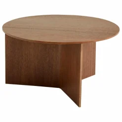Table Slit ronde en bois | Tables, Bureaux