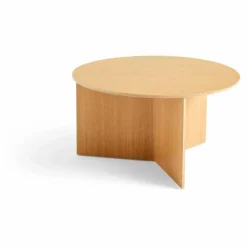 Discount Table Slit ronde en bois | Tables, Bureaux