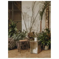 Outlet Tabouret Adam, assise en cuir | Chaises, Tabourets, Bancs