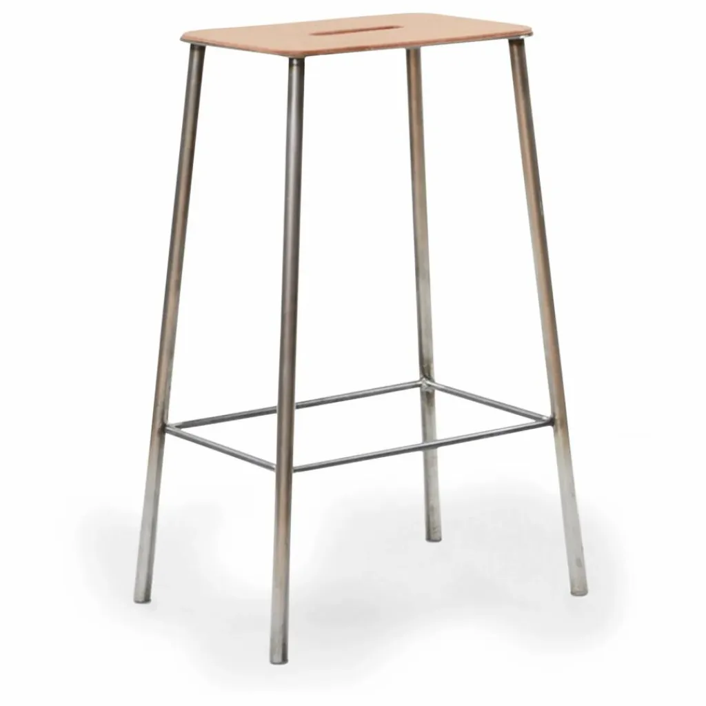 Best Tabouret Adam, assise en cuir | Chaises, Tabourets, Bancs