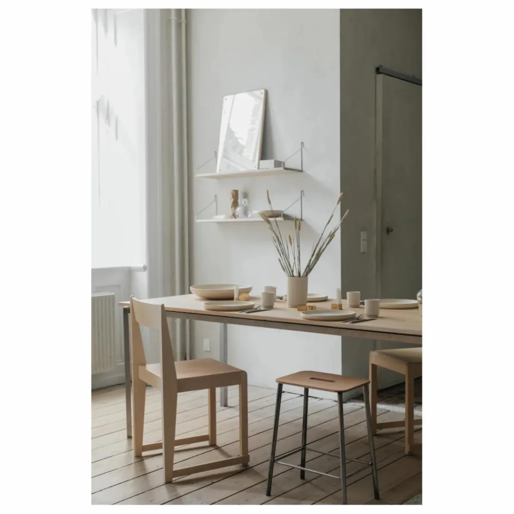 Tabouret Adam Nyboder, assise en bois | Chaises, Tabourets, Bancs