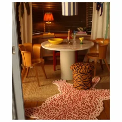 Online Tabouret brodé Maya Tiger | Chaises, Tabourets, Bancs