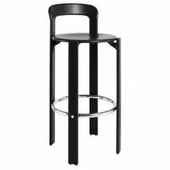 Best Tabouret de bar Rey en bois laqué - Bruno Rey | Chaises, Tabourets, Bancs