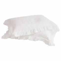 Hot Taie d'oreiller Boho en Lin Lavé | Linge De Lit