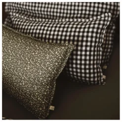 Online Taie d'oreiller en lin lavé vichy | Linge De Lit