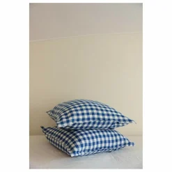 Hot Taie d'oreiller en lin Vichy | Linge De Lit