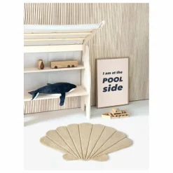 New Tapis Coquillage en laine | Enfant Tapis|Tapis Enfant