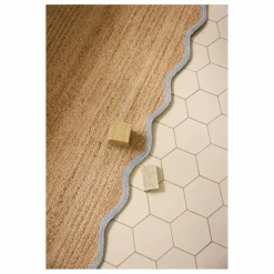 Outlet Tapis de couloir en jute Scallop | Tapis