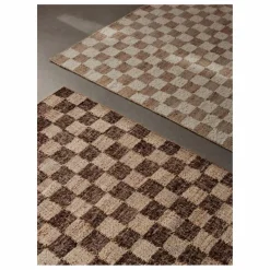 Clearance Tapis en jute et laine Check | Tapis