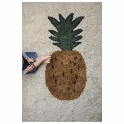 Sale Tapis en laine Fruiticana ananas Enfant Tapis|Tapis Enfant