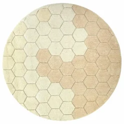 Sale Tapis rond Honeycomb | Enfant Tapis|Tapis Enfant
