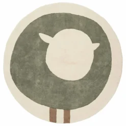 Outlet Tapis rond Mouton | Enfant Tapis|Tapis Enfant