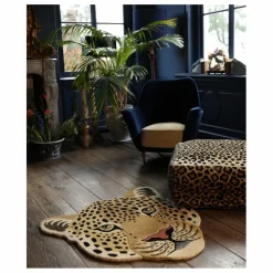 Outlet Tapis tête de léopard en laine Himani | Enfant Tapis|Tapis Enfant