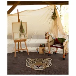 Outlet Tapis tête de léopard en laine Himani | Enfant Tapis|Tapis Enfant